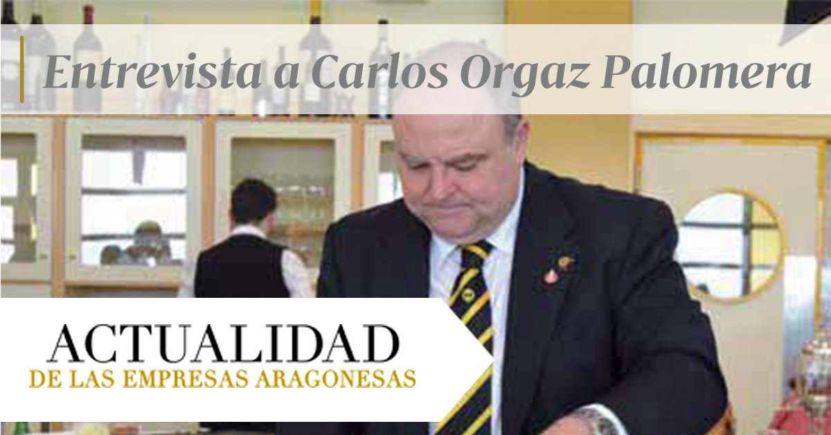 Carlos Orgaz en la Revista Actualidad de las Empresas Aragonesas