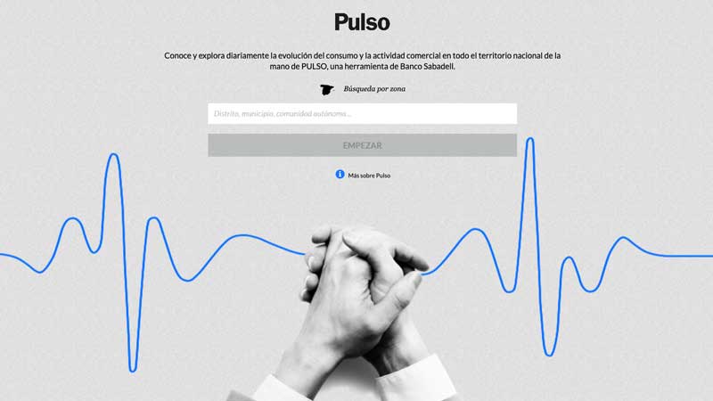 Banco Sabadell lanza PULSO, herramienta para conocer la actividad comercial del país.