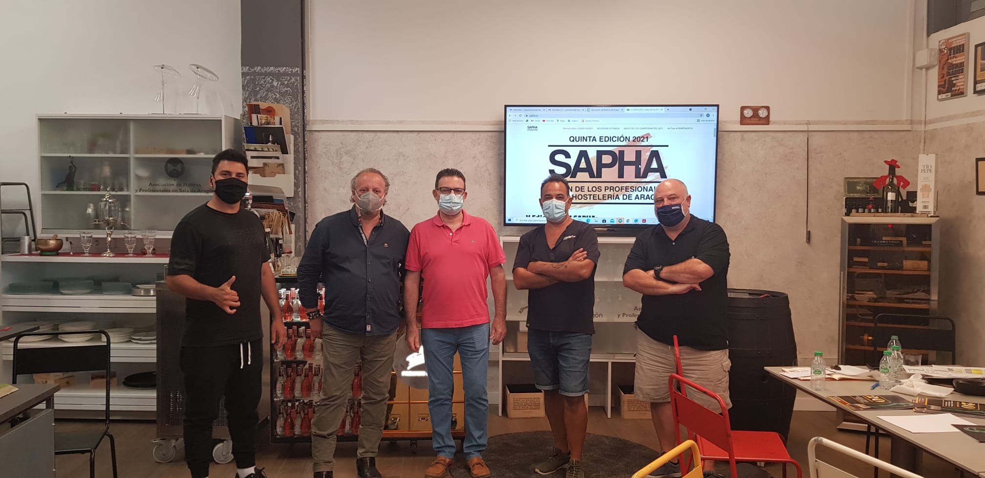 Reunión de la junta para la organización de Sapha 2021