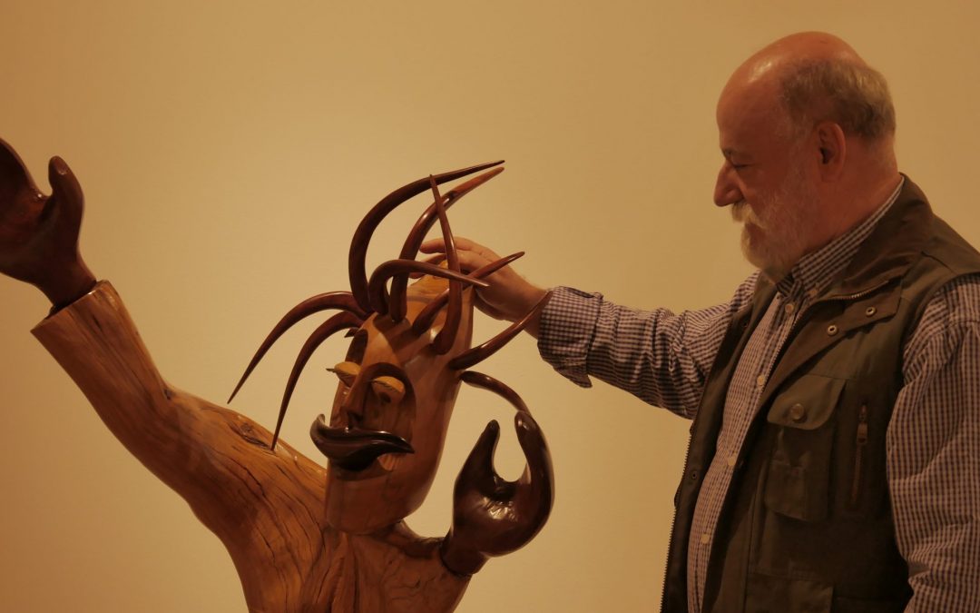José Antonio Barrios, escultor, amigo e implicado con el mundo hostelero